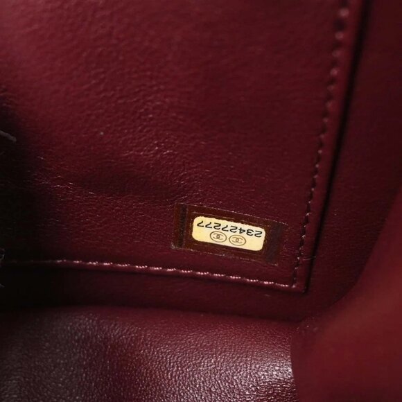 Chanel Navy Calfskin Chevron Shoulder Bag - Picture 10 of 10